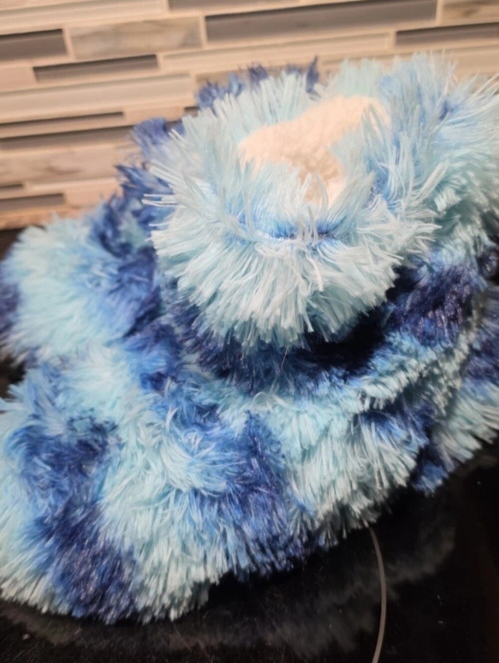 Justice Monsters Inc SULLY Womens  Cozy Bootie Slippers sz M/L  (NEW!)
